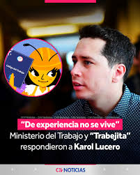 UNA INDIRECTA MUY DIRECTA! 😤 El Ministerio del Trabajo respondió a las  declaraciones de Karol Lucero, quien afirmó que “no todos los trabajos  tienen una remuneración económica” tras ser acusado de no