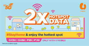 Some of the upgrades includes a 6mbps unlimited internet speeds with no usage cap/limit (for real), bigger quota for tethering/hotspot and unlimited calls. Double Your Hottest Spot Quota During Your Stayhome With U Mobile Ohsem Me