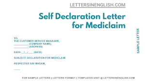 But i recover the user id and through this, i have 3 accountant/consultant used his mobile number and email id. Self Declaration Letter For Mediclaim Sample Declaration Letter Letters In English