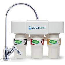 Aquasana 3 Stage Under Sink Water Filter System Kitchen Counter Claryum Filtration Filters 99 Of Chlorine Chrome Faucet Aq 5300 56 Undersink Water Filtration Systems Amazon Com