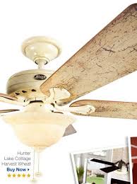 Hunter Lake Cottage Harvest Wheat Ceiling Fan Ceiling Fan Lake Cottage Ceiling Fan Redo