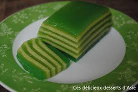 Le Khanom Chan Gateau Feuillete Ces Desserts D Asie Desserts Asiatiques Desserts Gateaux Et Desserts
