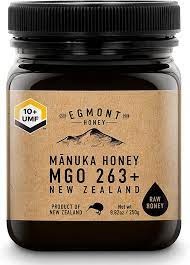 Amazon.com : Egmont Honey Raw Manuka Honey MGO 263+ UMF 10+ 8.8oz(250g) NON  GMO 100% Pure Authentic New Zealand Honey, UMF & MGO Certified : Grocery &  Gourmet Food