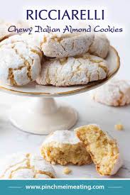 Ricciarelli Chewy Italian Almond Cookies Pinch Me I M Eating Recipe Italian Almond Cookies Almond Cookies Italian Cookie Recipes