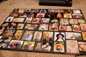How To Make A Large Photo Collage Housewife Eclectic Photo Collage Diy Framed Photo Collage Diy Photo Collage Wall