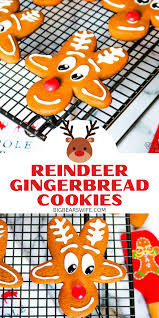 Simply flip him upside down and the legs become antlers! Reindeer Gingerbread Cookies Upside Down Gingerbread Man Reindeer Cookies Big Bear S Wife
