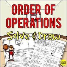 Order Of Operations Color By Answer Order Of Operations Teaching Math Elementary Math Expressions