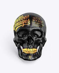 Download Skull Mockup In Object Mockups On Yellow Images Object Mockups