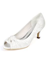 Tacchi da 10 cm con piattaforme da 1,5 cm, dite chiuse, in avorio. Scarpe Da Sposa Da Donna Scarpe Da Sposa Con Tacco A Punta Aperta In Pizzo Avorio Milanoo Com