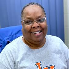 Candace Blakely has been the friendly face at RAA Middle School's front  office since 1991. But her story goes beyond her daily duties. In 2015,  while battling breast cancer, she found support