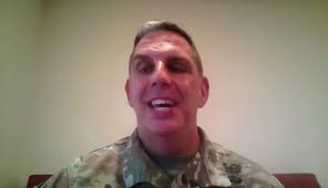 Col. Paul Gresens, outgoing commander of Training Support