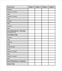 Free 7 Phase 10 Score Sheet Templates In Pdf Word In 2020 Phase 10 Card Game Yahtzee Score Sheets Volleyball Score Sheet