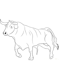 In the adult range of designs, there is a tendency for them to be highly. Coloring Pages Spanish Fighting Bull Coloring Page