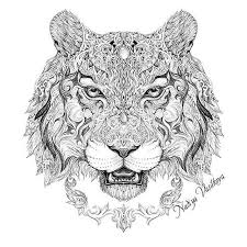 Home » novels and books » warrior cats » warrior cats coloring pages black and white warrior cats coloring pages black and white free warrior cats coloring pages black and white printable for kids and adults. White Tiger Coloring Pages For Adults