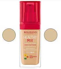 كريم اساس برجوا هيلثي الاصلي درجات اللون و انواعه بالصور original bourjois healthy foundation color levels and type healthy mix vitamins bourjois
