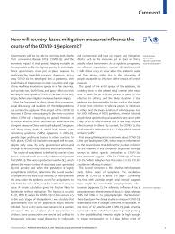Pdf Comment How Will Country Based Mitigation Measures Influence The Course Of The Covid 19 Epidemic