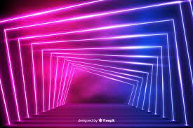 Download Vip Neon Lights Entrance Way Background For Free Gambar Seni