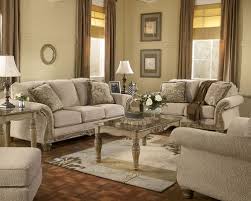 Salinas Traditional Beige Fabric Wood Trim Sofa Couch Set Traditional Living Room Furniture Living Room Sets Elegant Living Room