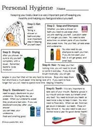 Personal Hygiene Worksheet Life Skills Lessons Personal Hygiene Worksheets Teaching Life Skills