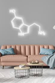 How to make a fake neon light sign painting. Serotonin Neon Sign Wall Art Decor Led Light For Home In 2020 Decor Home Home Decor Decor Neon Signs Home
