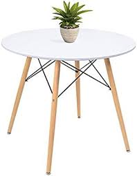 Extendable dining table caracole classic. Amazon Com Kaimeng White Round Dining Table Modern Pedestal Small Circle Table Lei Round Coffee Table Modern White Round Dining Table Dining Table In Kitchen
