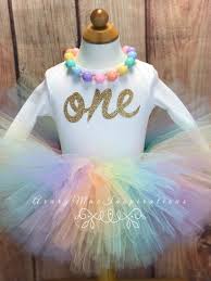 Birthday Outfits For 10 Year Olds Unicorn First Birthday Outfit Pastel Rainbow Girls 1st Etsy Rainbow First Birthday First Birthday Outfits 1st Birthday Girls