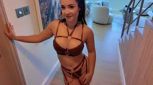 Busty doll meets the courier in the hottest way.