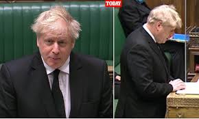 Boris johnson on the beijing tube on october 15. Boris Johnson Getting Haircut Before Leading Mps Tributes To Prince Philip Daily Mail Online