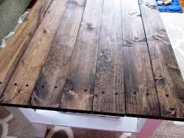 Coffee Table Makeover Wood Plank Table Top Ikea Hack Coffee Table Makeover Plank Table White Wood Table