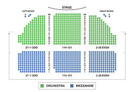 Music Box Theatre Seating Chart Dear Evan Hansen Guide