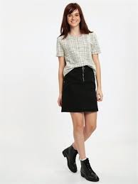 Mini Jean Etek Lc Waikiki Etek Moda Stilleri Pileli Etek