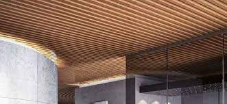 Pannello Grigliato In Legno Per Controsoffitto Modulatus Woodn Industries Controsoffitto Legno Grigliata