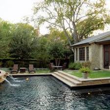 Dark Bottom Pool Looks Like A Pond Pool Patio Pool Designs Backyard Pool
