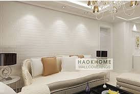 Zz 03 Vinyl Faux White Brick Wallpaper For Living Room Wallpaper Walls 57square Feets Roll White Brick Wallpaper Bedroom White Brick Wallpaper Brick Wallpaper