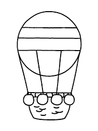 Check spelling or type a new query. Simple Hot Air Balloon Coloring Pages Coloring Sky