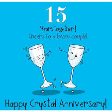 Happy Anniversary 15 Happy 15th Anniversary Wedding Anniversary Greeting Cards Anniversary Verses