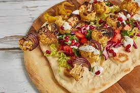 Cauliflower Shawarma Wrap With Smoked Yoghurt Recipe Great British Chefs Wraps Recipes Vegetarian Great British Chefs Yoghurt Recipe