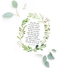 From celtic blessings to a prayer for st patrick, we're wishing you and your loved ones a great day. Irish Blessing Printable Art May The Road Rise To Meet You