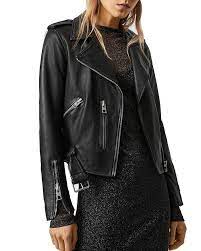 Maybe you would like to learn more about one of these? Allsaints Balfern Leather Biker Jacket Bloomingdale S