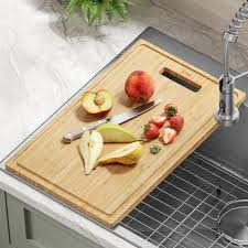 Oct 08, 2014 · a beautiful wife: Kraus Organic Solid Bamboo Cutting Board For Kitchen Sink 17 5 In X 12 In Walmart Com Walmart Com