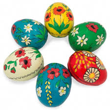 Stainless steel flatware in sophisticated styles to complete your dining table display. 6 Flower Painted Ukrainian Wooden Easter Eggs Home Home Decor Accents Urbytus Com