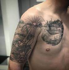 Apr 16, 2021 · this is one of the face tattoos that you start out with, but its design still puts it into the top fifteen of all of the face tattoos available. Top 30 Fishing Tattoos Amazing Fishing Tattoo Designs Ideas