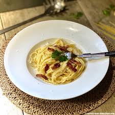 Pates A La Carbonara Recette Pates Carbonara Carbonara Recettes Pour Diabetiques