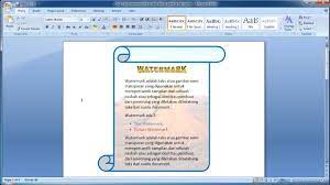 Selain untuk memperbaiki tulisan yang berantakan, membuat tulisan menjadi rata ini juga cukup saya sarankan untuk membuat tulisan anda menjadi lebih enak. Belajar Microsoft Word 2007 Cara Cepat Menambahkan Teks Tulisan Diatas Gambar Transparan Di Word Youtube