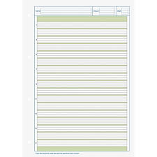 Darüber hinaus kann durch die kopfspirale die seite komplett nach hinten umgeschlagen bild vergrößern, einlage linierte blätter für cahier ulysse mm. Schreibblock Kieserblock A4 50bl A10