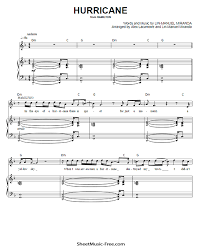 Say my name beetlejuice the musical unofficial music video. Hurricane Sheet Music From Hamilton Sheetmusic Free Com