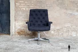 Fauteuil De Bureau Vintage En Tissu Sur Roulette Pivotant Fauteuil Bureau Fauteuil Et Fauteuil Bureau Design