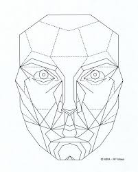 Rfmask Printable Perfect Face Anatomy With Photoshops Liquify Tool Geometric Face Face Anatomy Face Drawing