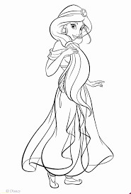 Princess jasmine is the daughter of the sultan, who lives in luxury and knows nothing of denial. Simple Easy Disney Princess Coloring Pages Princess Drawing All Round Hobby