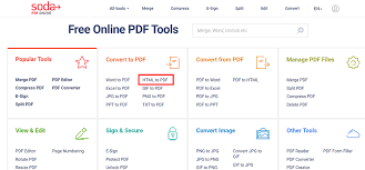 Soda pdf isn't just a pdf reader or pdf viewer. Los 12 Mejores Pdf Converter De Html A Pdf Gratis